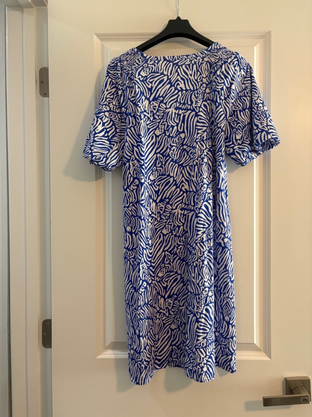 Lilly Pulitzer size S Rosen t-shirt dress.  Color: Martinique Blue Zee Bebe - Picture 5 of 5